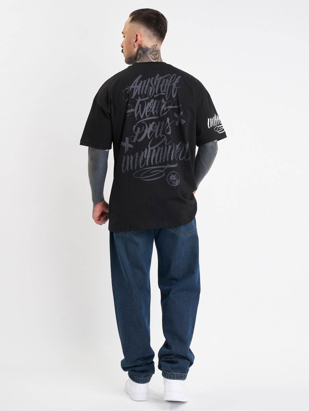 Amstaff Baton T-Shirt Black - Amstaff Wear