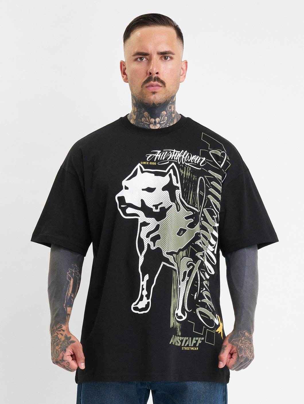Amstaff Lykon T-Shirt Black - Amstaff Wear