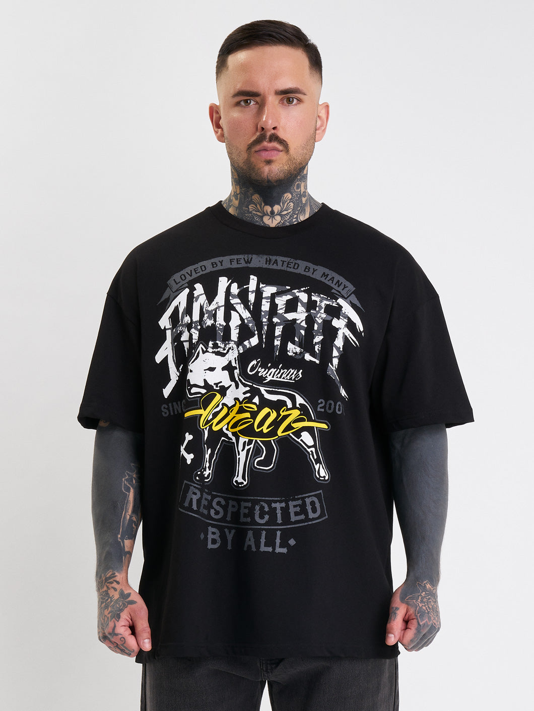 Amstaff Rasko T-Shirt Black - Amstaff Wear