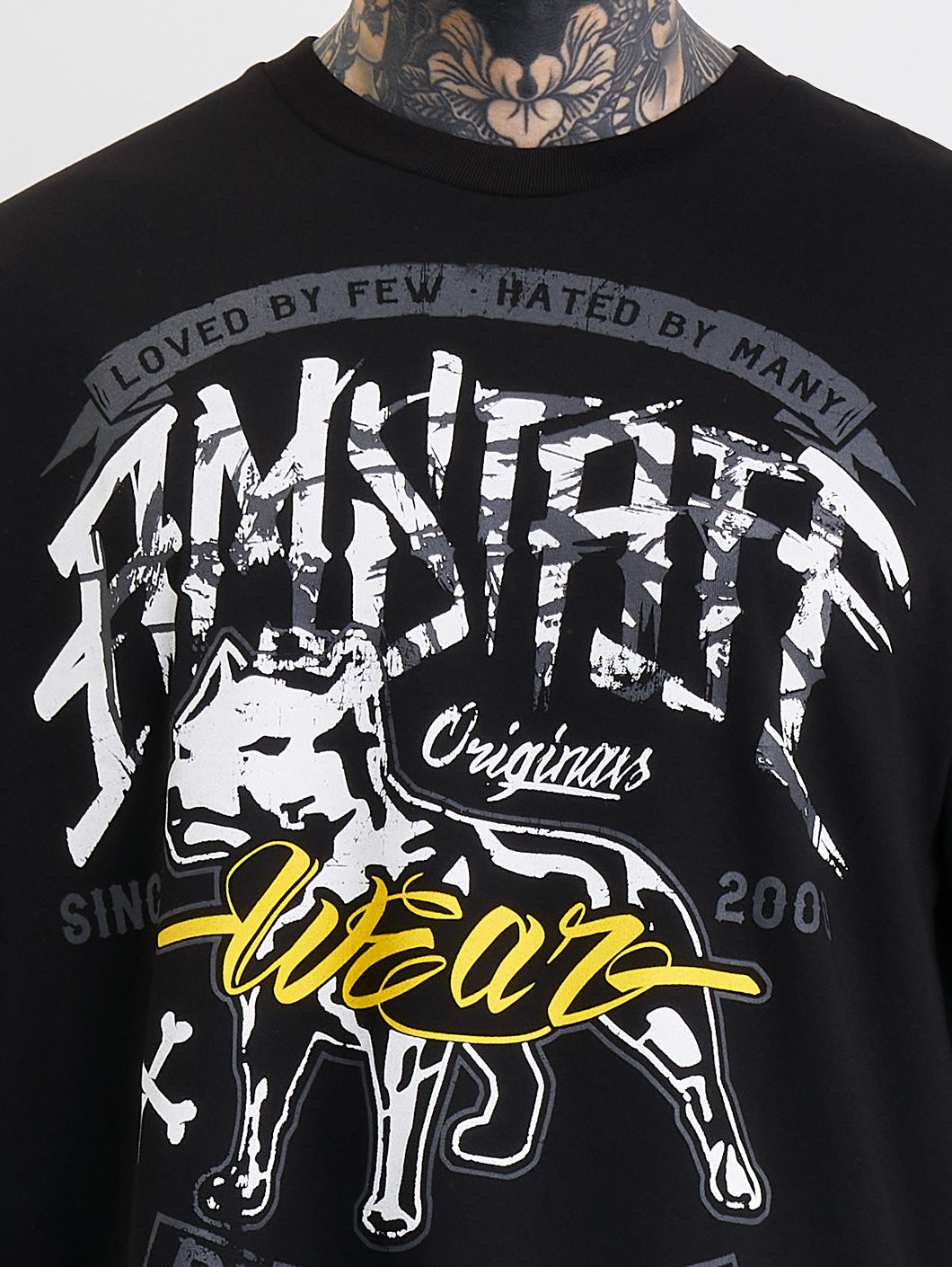 Amstaff Rasko T-Shirt Black - Amstaff Wear