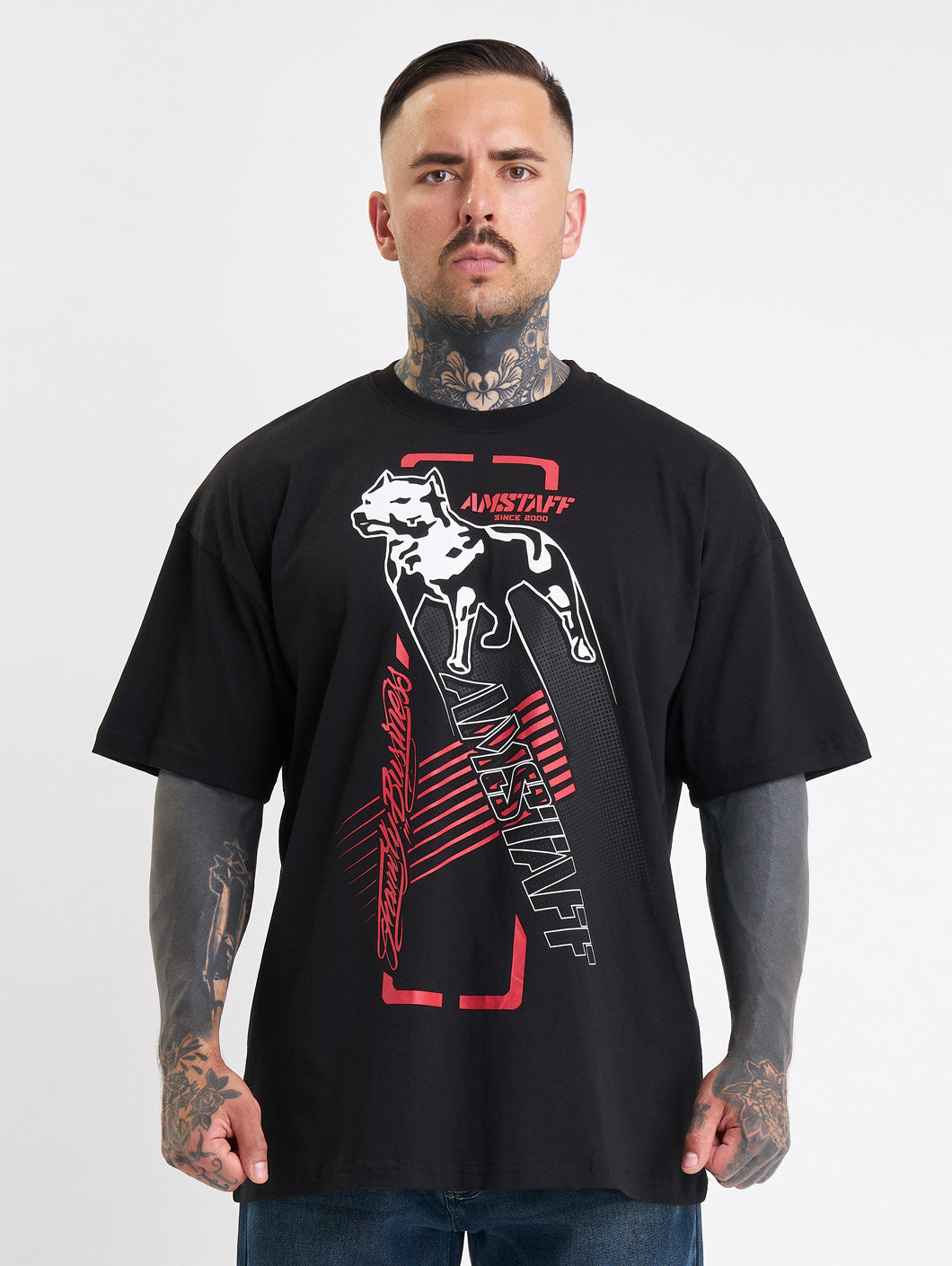 Amstaff Yeller T-Shirt Black - Amstaff Wear