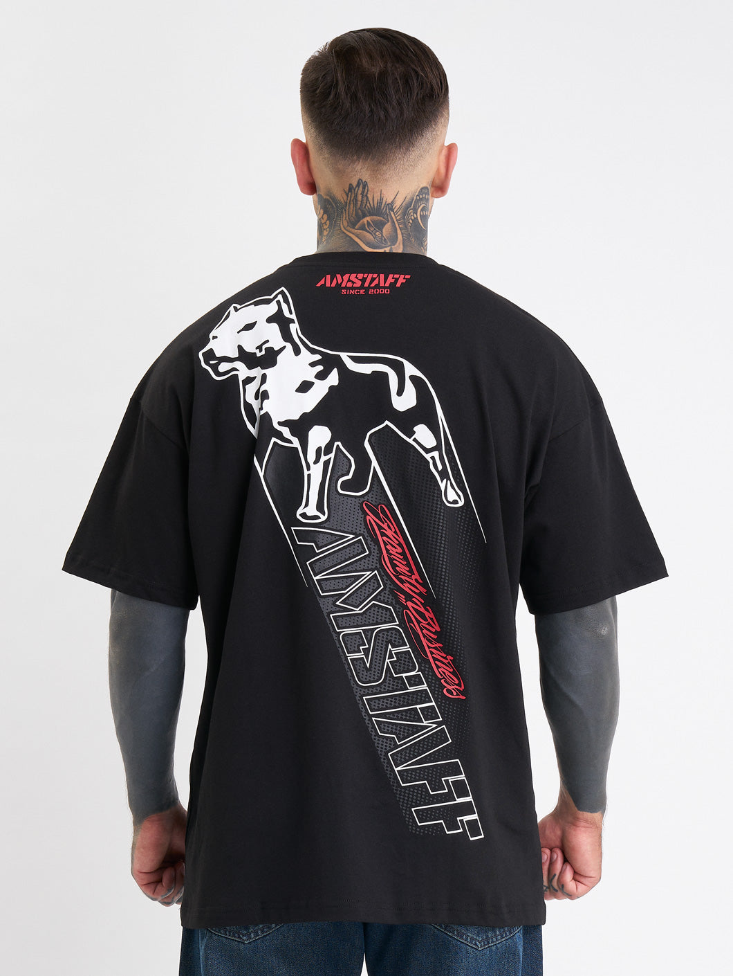 Amstaff Yeller T-Shirt Black - Amstaff Wear