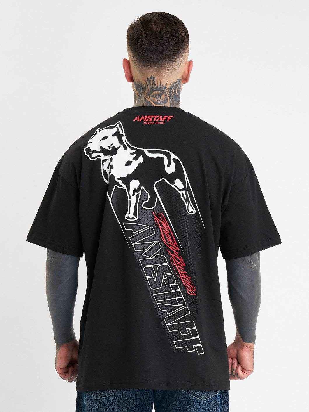 Amstaff Yeller T-Shirt Black - Amstaff Wear