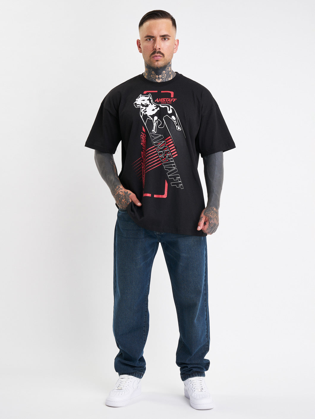 Amstaff Yeller T-Shirt Black - Amstaff Wear