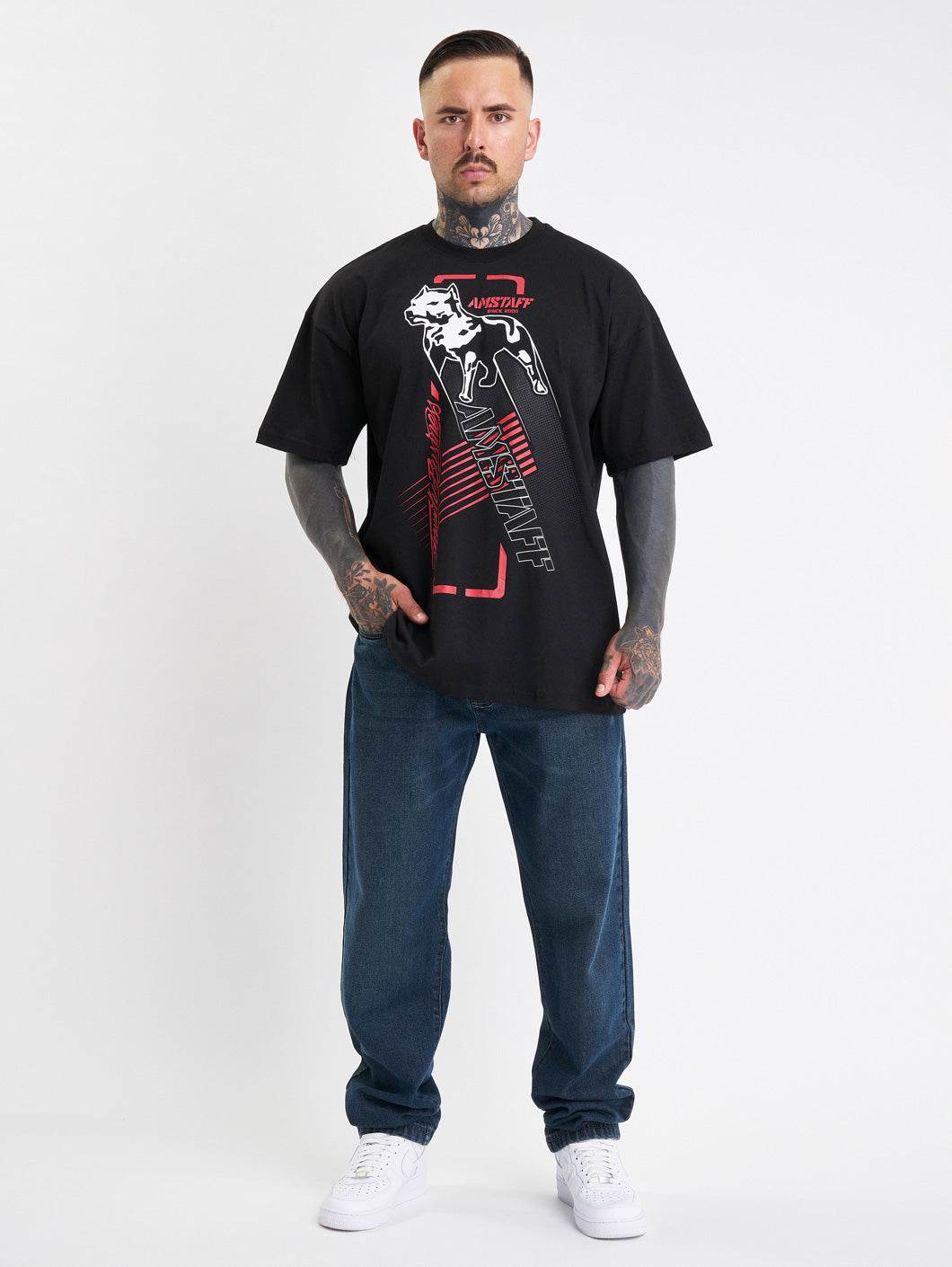 Amstaff Yeller T-Shirt Black - Amstaff Wear