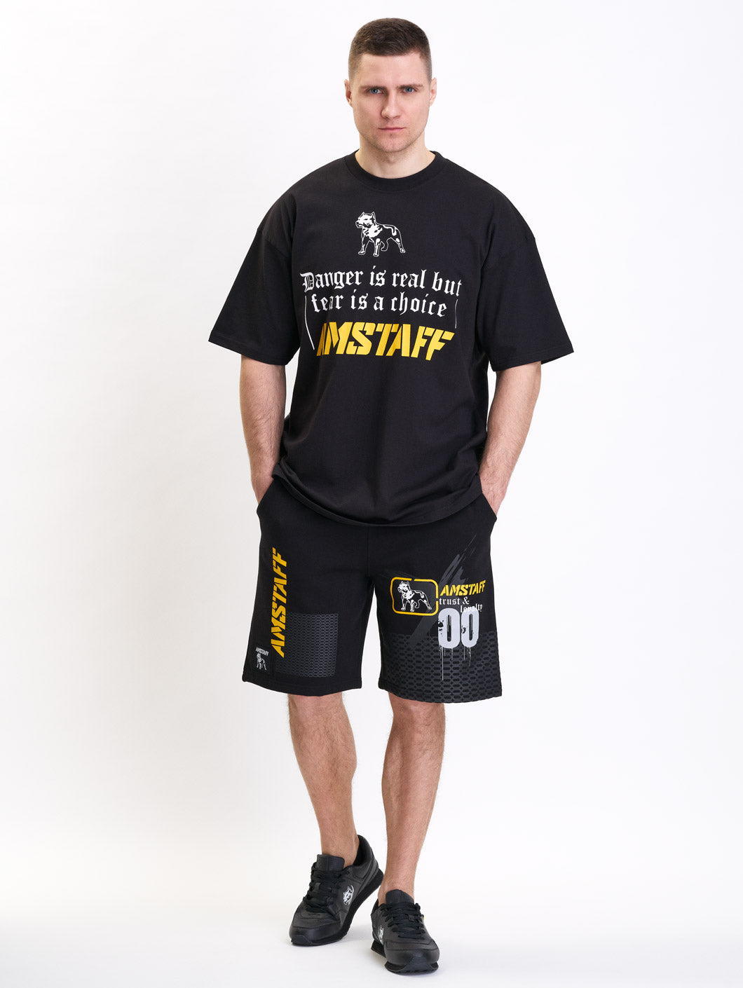 Amstaff Labos T-Shirt Black - Amstaff Wear