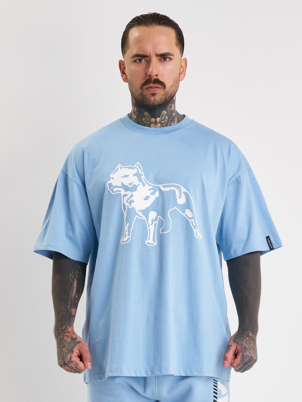 Amstaff Logo 2.0 T-Shirt Horizon Blue - Amstaff Wear