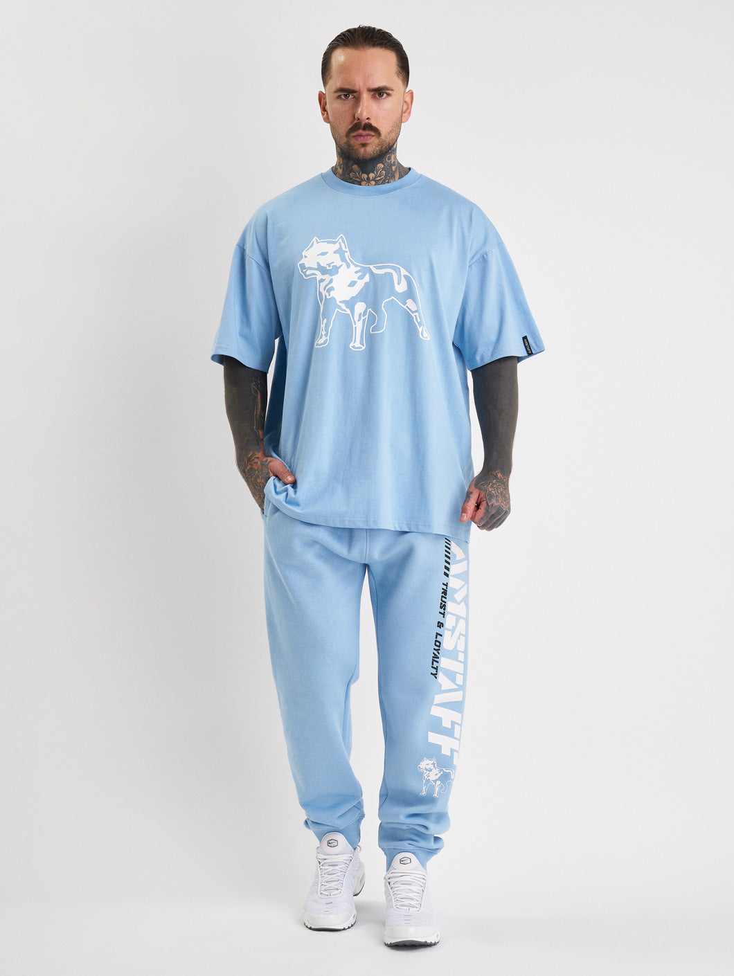 Amstaff Logo 2.0 T-Shirt Horizon Blue - Amstaff Wear