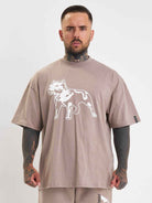 Amstaff Logo 2.0 T-Shirt Light Brown - Amstaff Wear