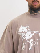 Amstaff Logo 2.0 T-Shirt Light Brown - Amstaff Wear