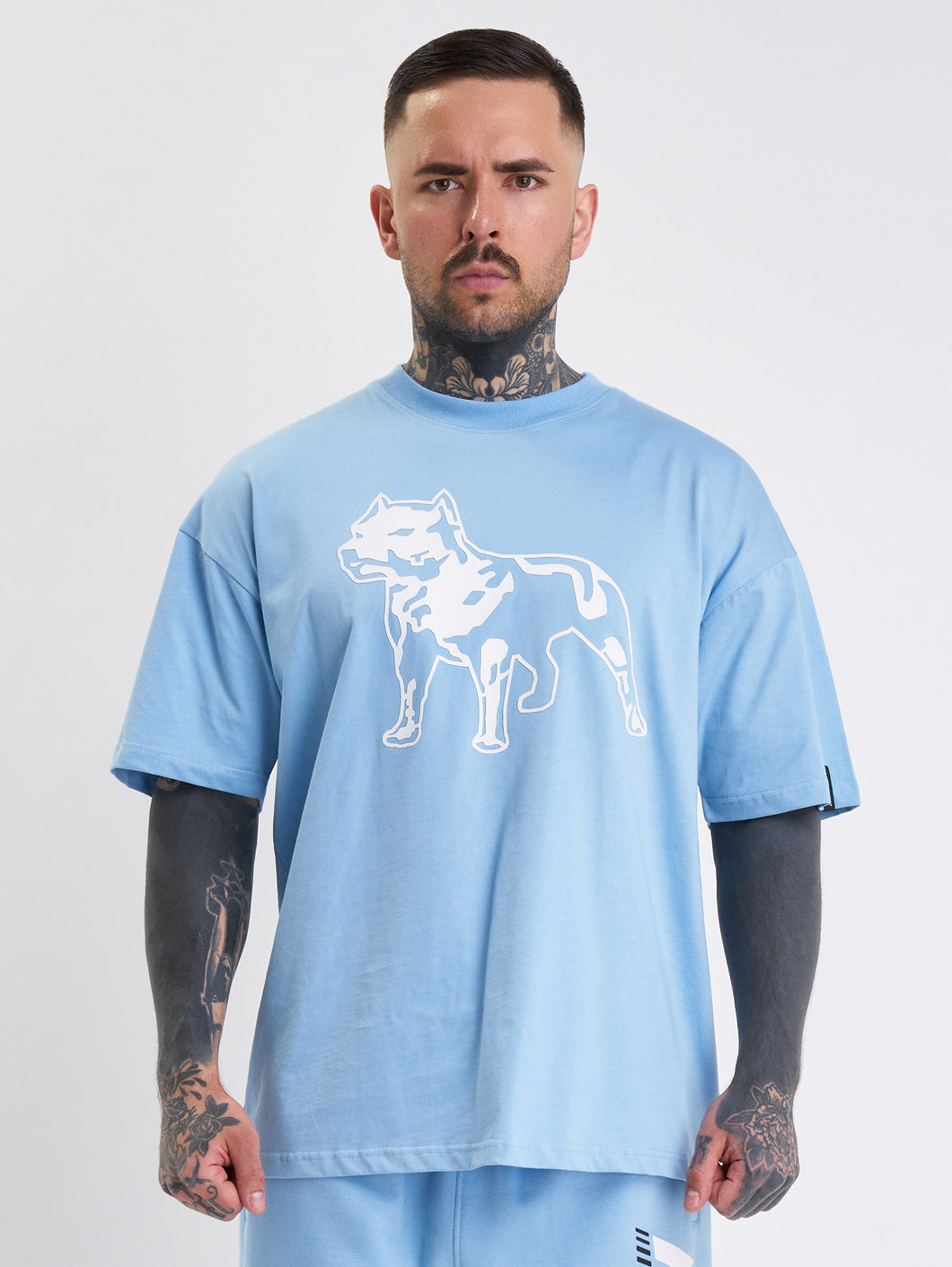 Amstaff Logo 2.0 T-Shirt Horizon Blue - Amstaff Wear