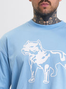 Amstaff Logo 2.0 T-Shirt Horizon Blue - Amstaff Wear