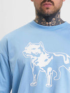Amstaff Logo 2.0 T-Shirt Horizon Blue - Amstaff Wear
