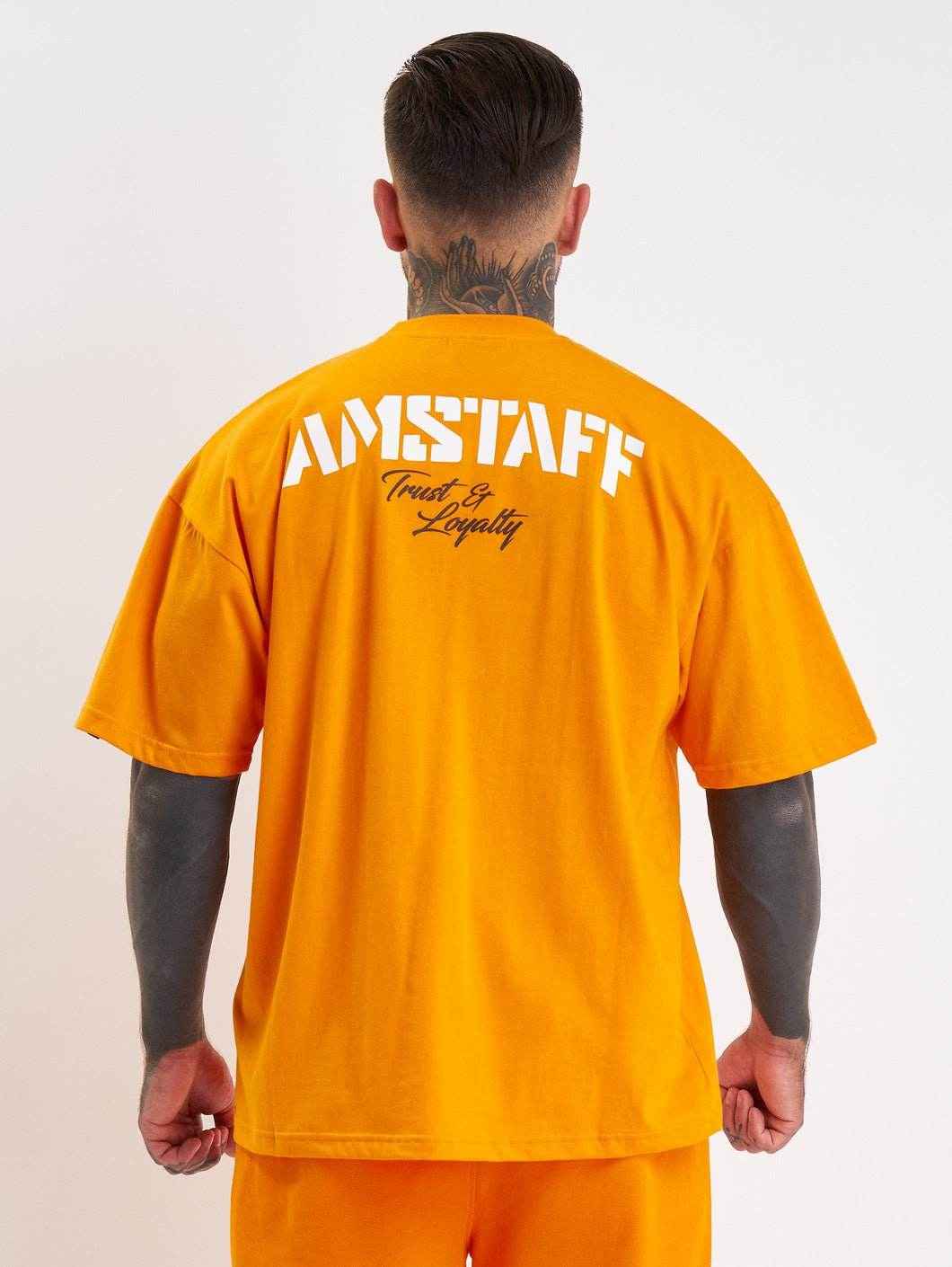 Amstaff Logo 2.0 T-Shirt Orange - Amstaff Wear