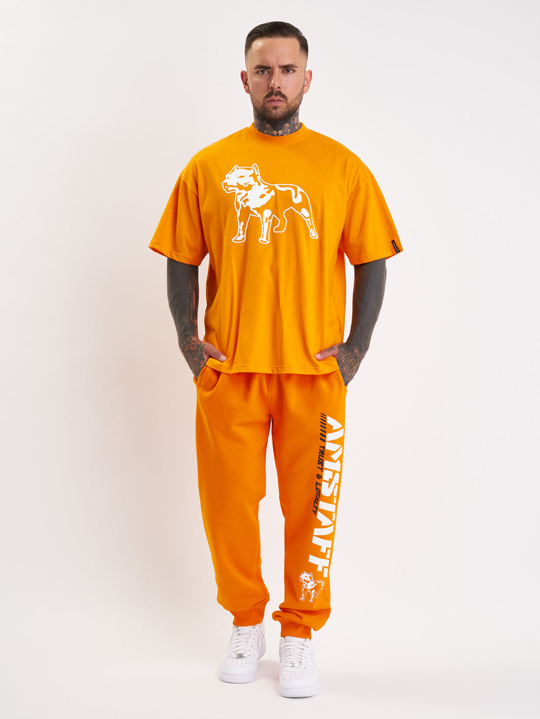Amstaff Logo 2.0 T-Shirt Orange - Amstaff Wear