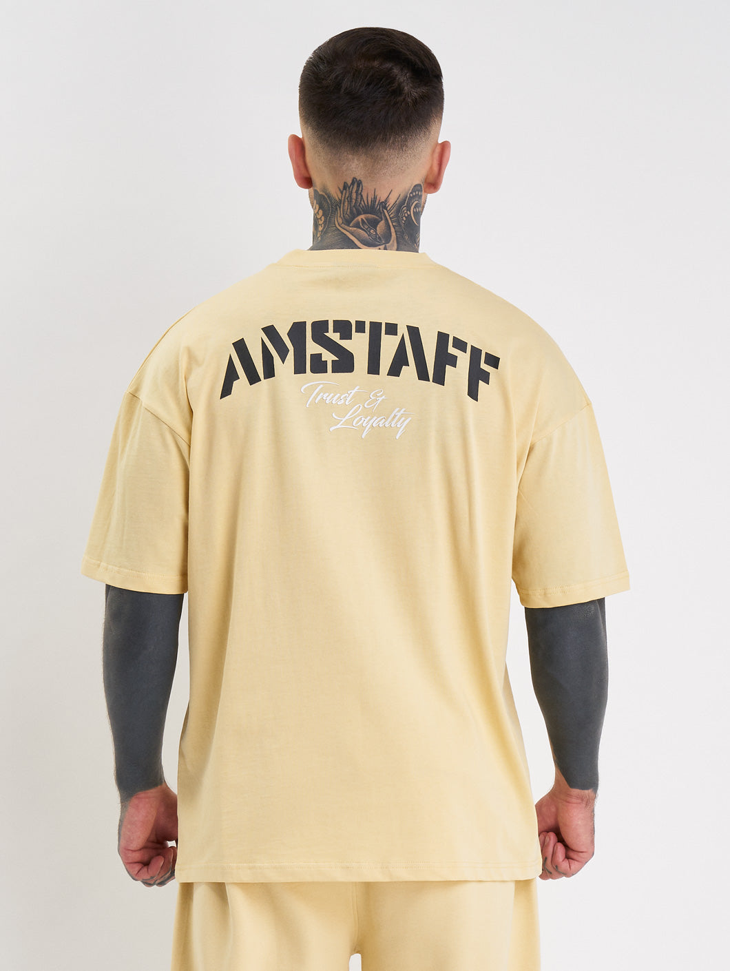 Amstaff Logo 2.0 T-Shirt Vanilla Cream - Amstaff Wear