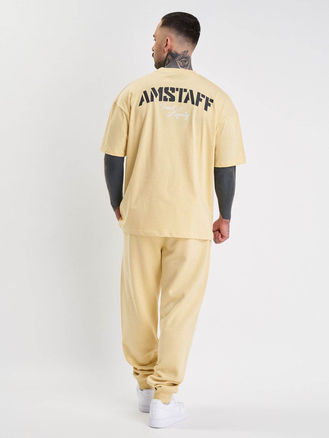 Amstaff Logo 2.0 T-Shirt Vanilla Cream - Amstaff Wear