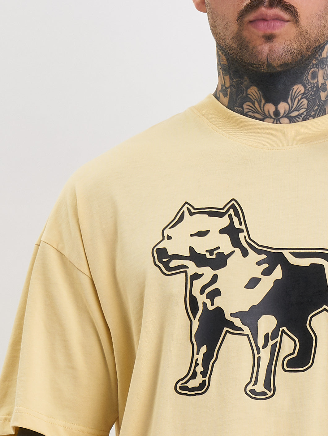 Amstaff Logo 2.0 T-Shirt Vanilla Cream - Amstaff Wear