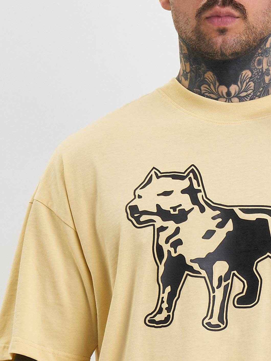 Amstaff Logo 2.0 T-Shirt Vanilla Cream - Amstaff Wear