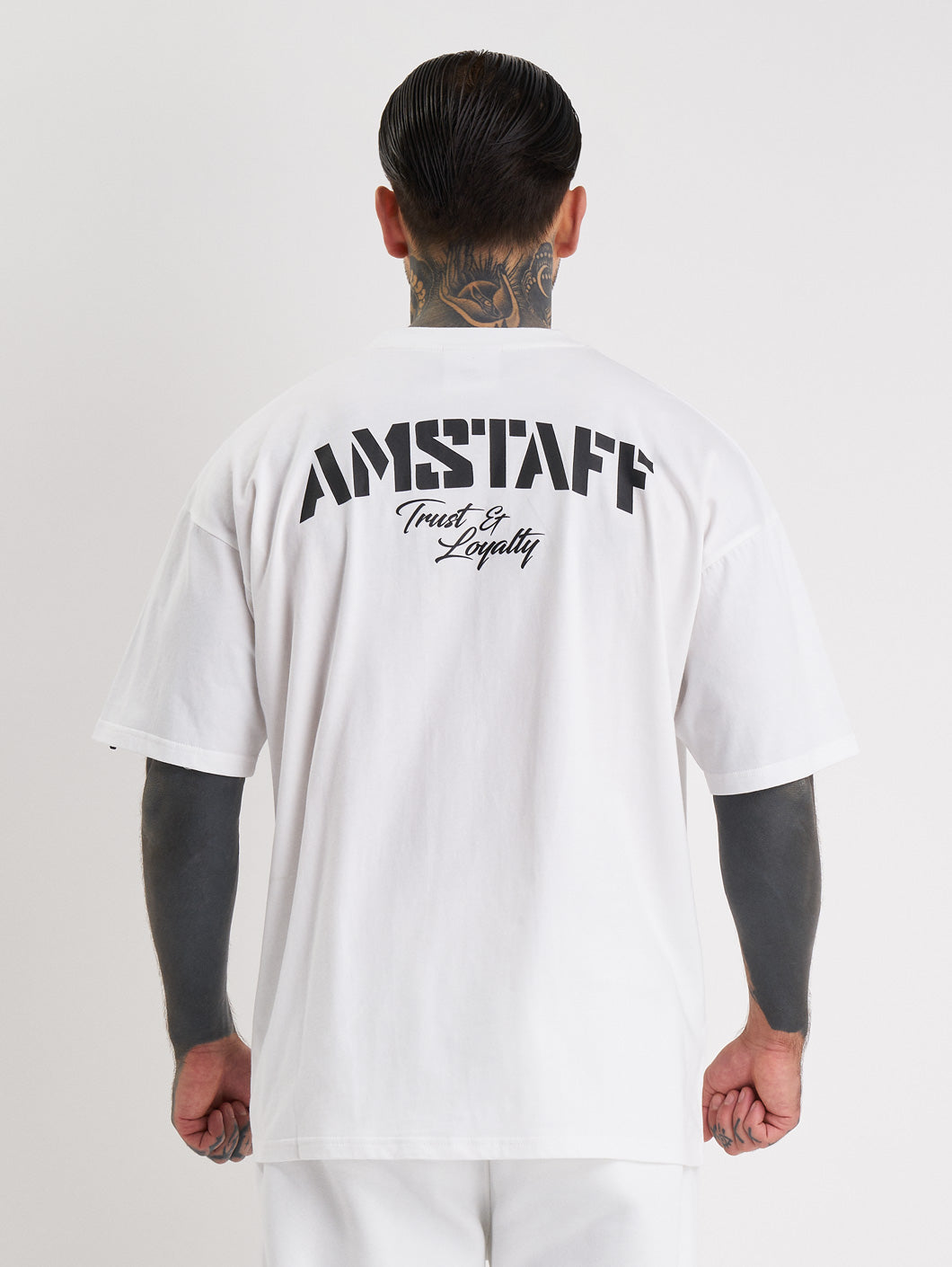Amstaff Logo 2.0 T-Shirt - weiß/schwarz - Amstaff Wear