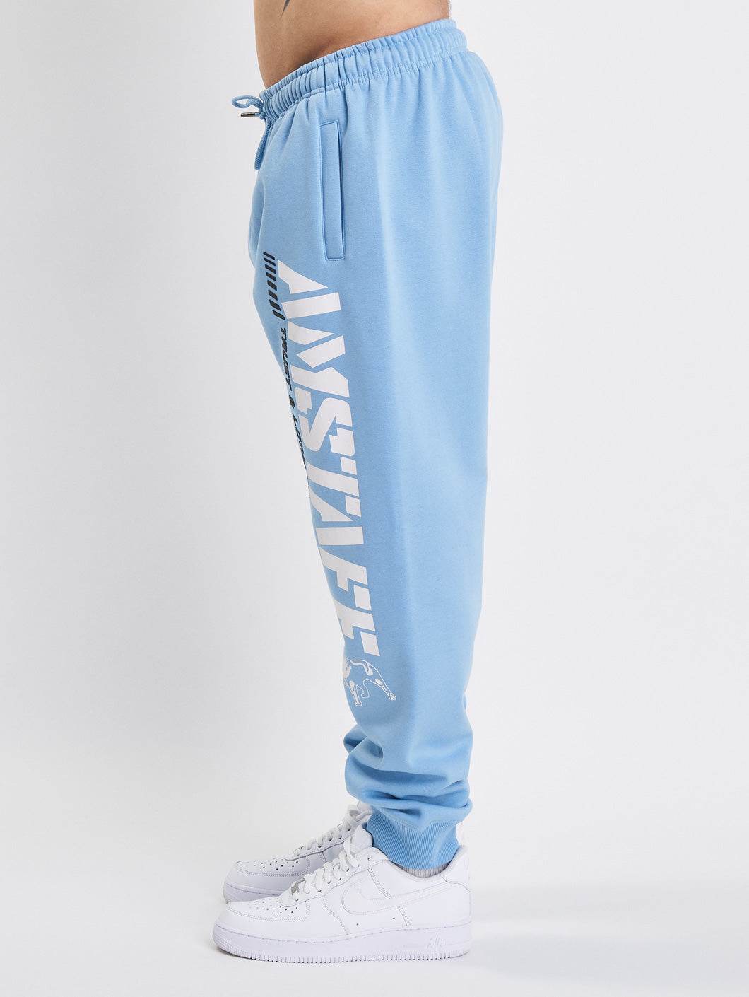Amstaff Logo 2.0 Sweatpants Horizon Blue - Amstaff Wear