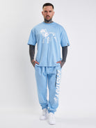 Amstaff Logo 2.0 Sweatpants Horizon Blue - Amstaff Wear