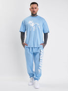 Amstaff Logo 2.0 Sweatpants Horizon Blue - Amstaff Wear