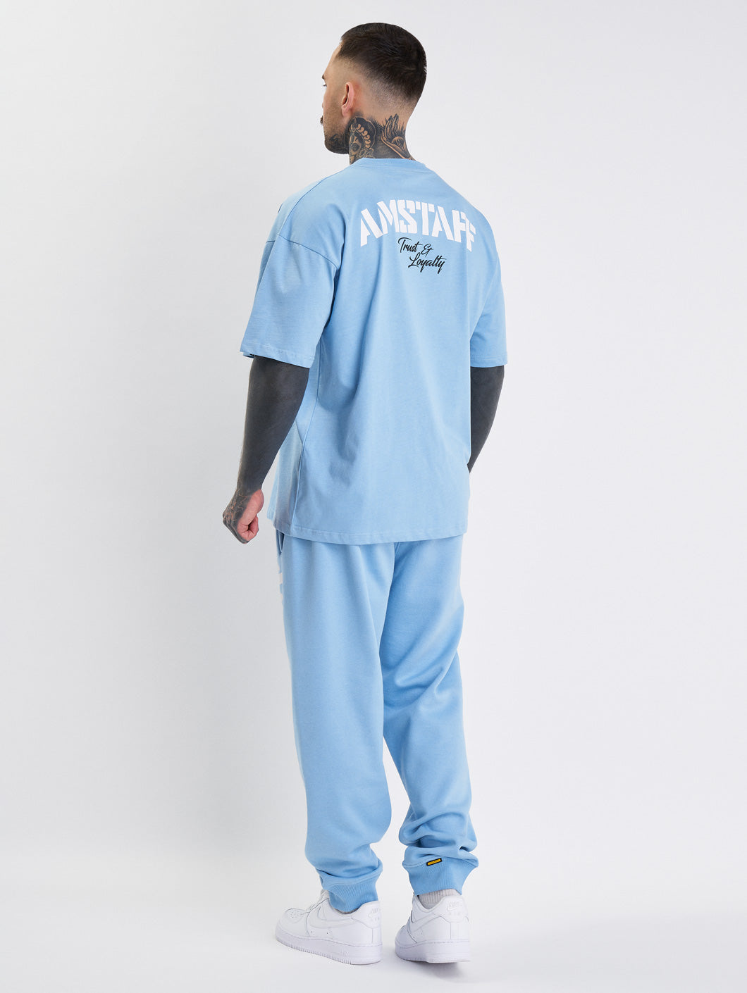 Amstaff Logo 2.0 Sweatpants Horizon Blue - Amstaff Wear