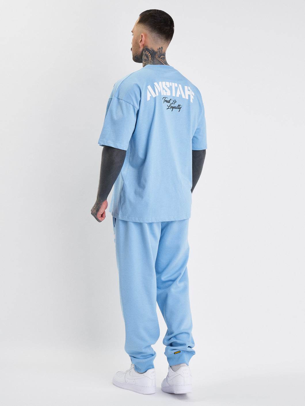 Amstaff Logo 2.0 Sweatpants Horizon Blue - Amstaff Wear