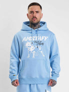 Amstaff Logo 2.0 Hoodie Horizon Blue - Amstaff Wear