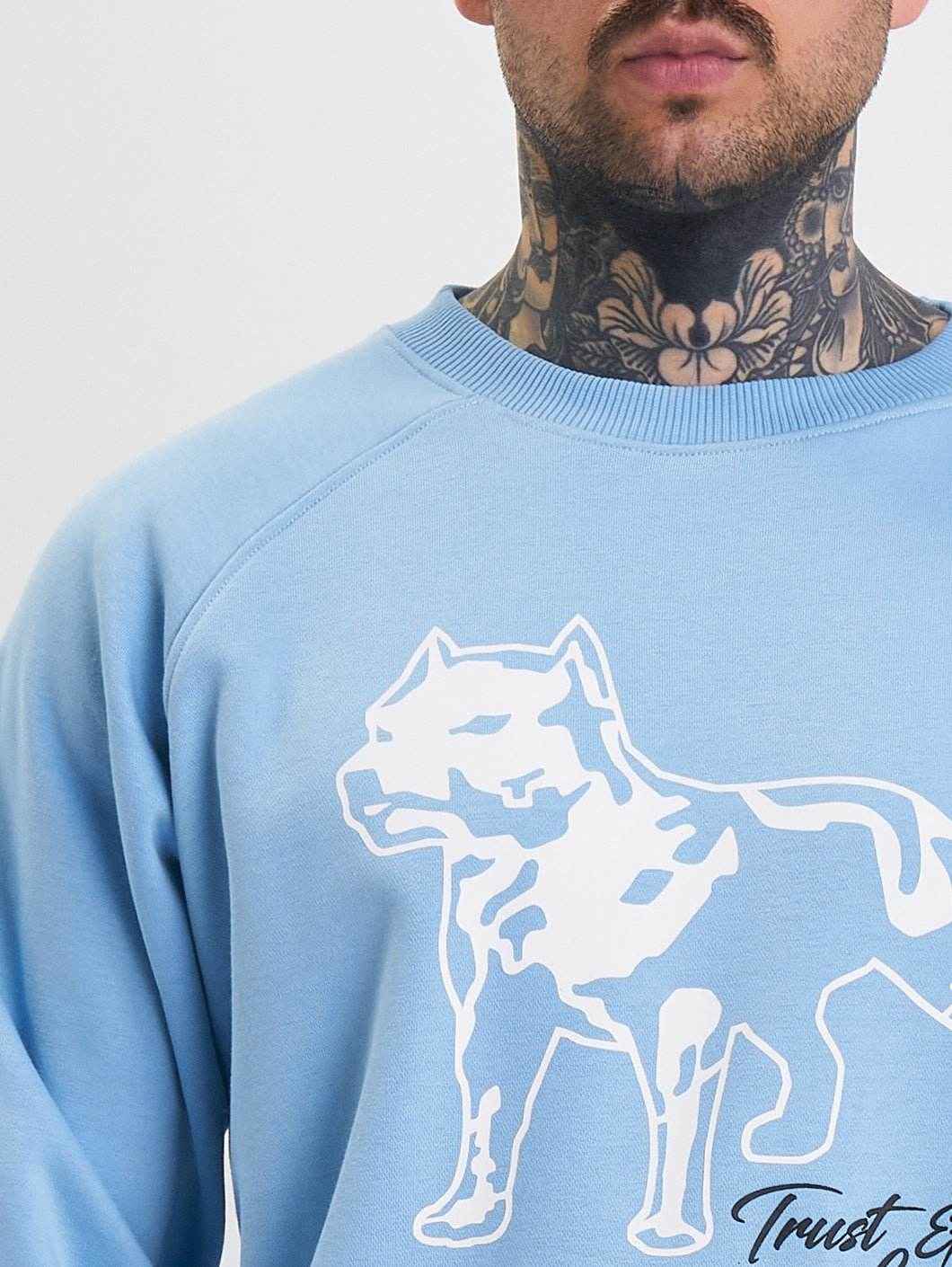 Amstaff Logo 2.0 Sweatshirt Horizon Blue - Amstaff Wear