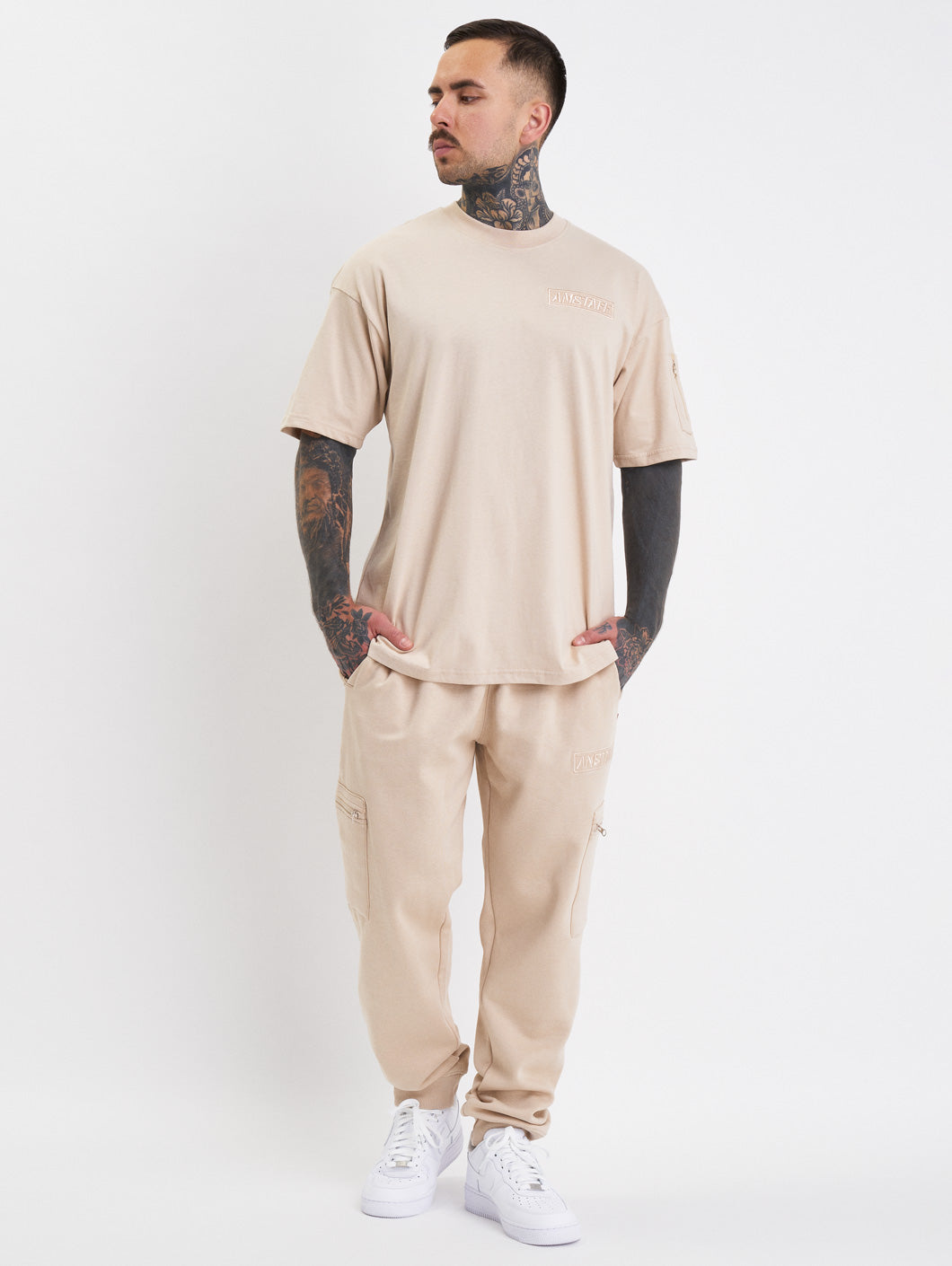 Amstaff Renaska T-Shirt Beige - Amstaff Wear