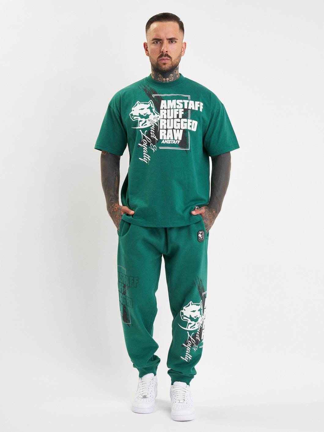 Amstaff Torvok T-Shirt Green - Amstaff Wear