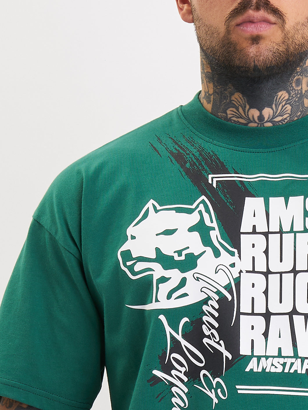 Amstaff Torvok T-Shirt Green - Amstaff Wear