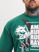Amstaff Torvok T-Shirt Green - Amstaff Wear