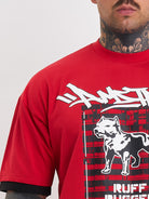 Amstaff Lucian T-Shirt Red - Amstaff Wear