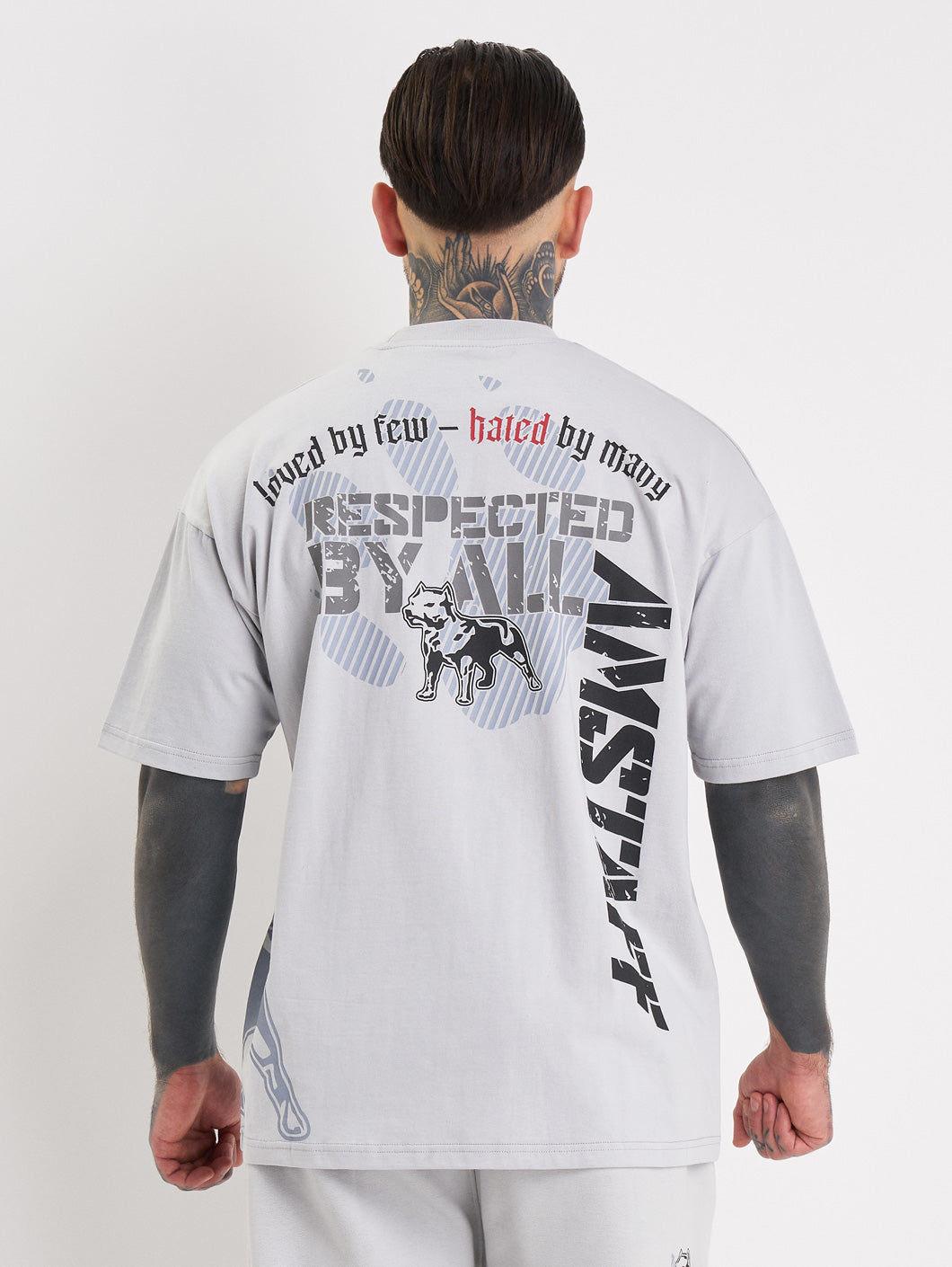 Amstaff Milian T-Shirt Stone Grey - Amstaff Wear