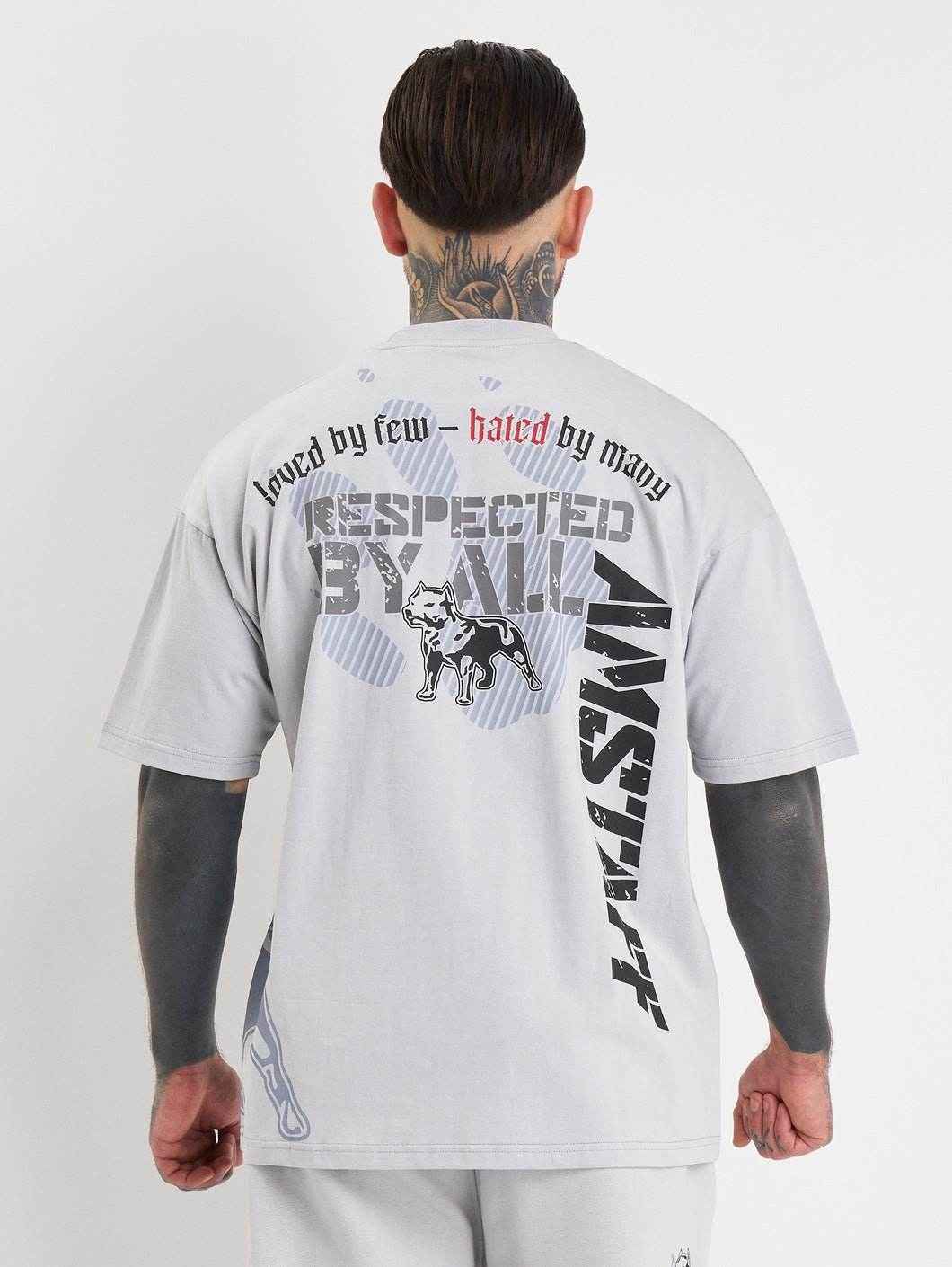 Amstaff Milian T-Shirt Stone Grey - Amstaff Wear