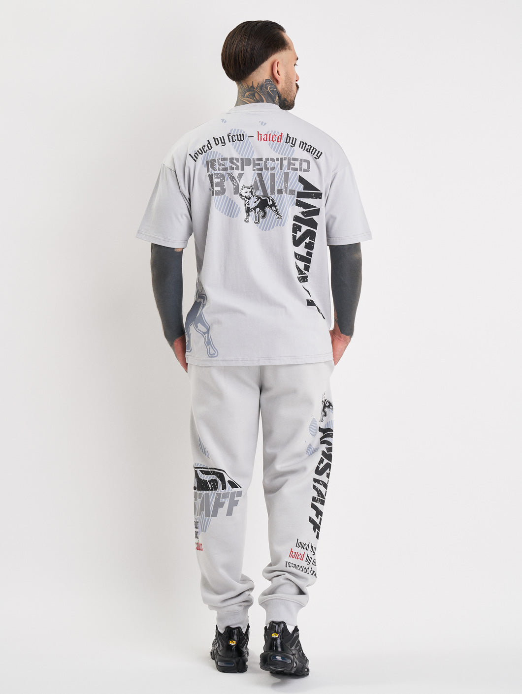 Amstaff Milian T-Shirt Stone Grey - Amstaff Wear