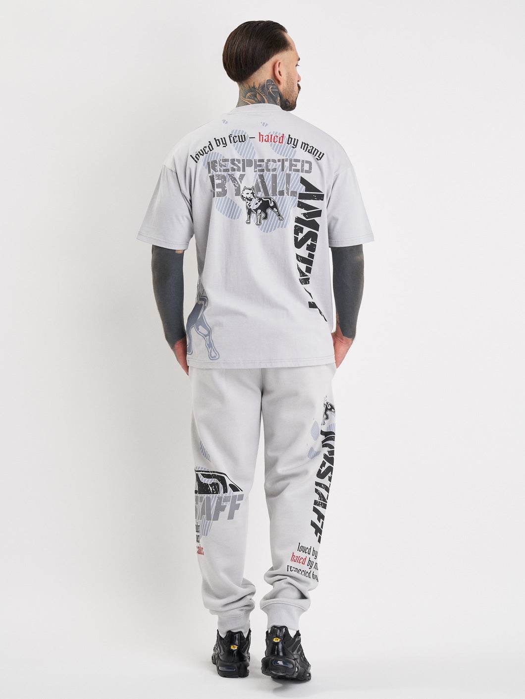 Amstaff Milian T-Shirt Stone Grey - Amstaff Wear