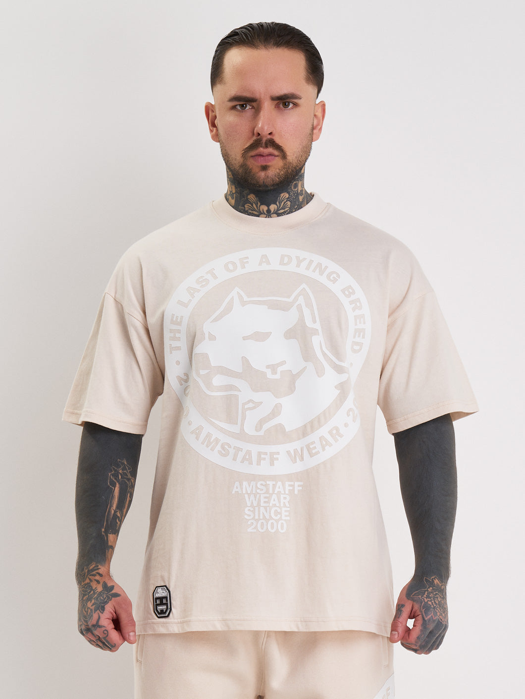 Amstaff Valtor T-Shirt Creamwood - Amstaff Wear