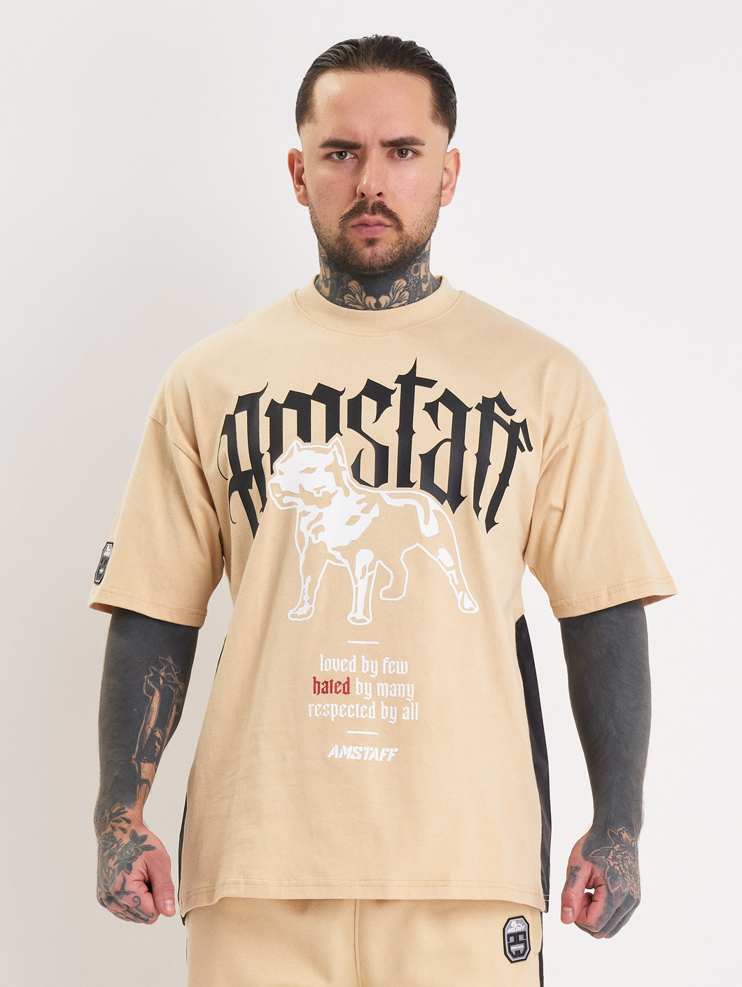 Amstaff Weldon T-Shirt Beige - Amstaff Wear