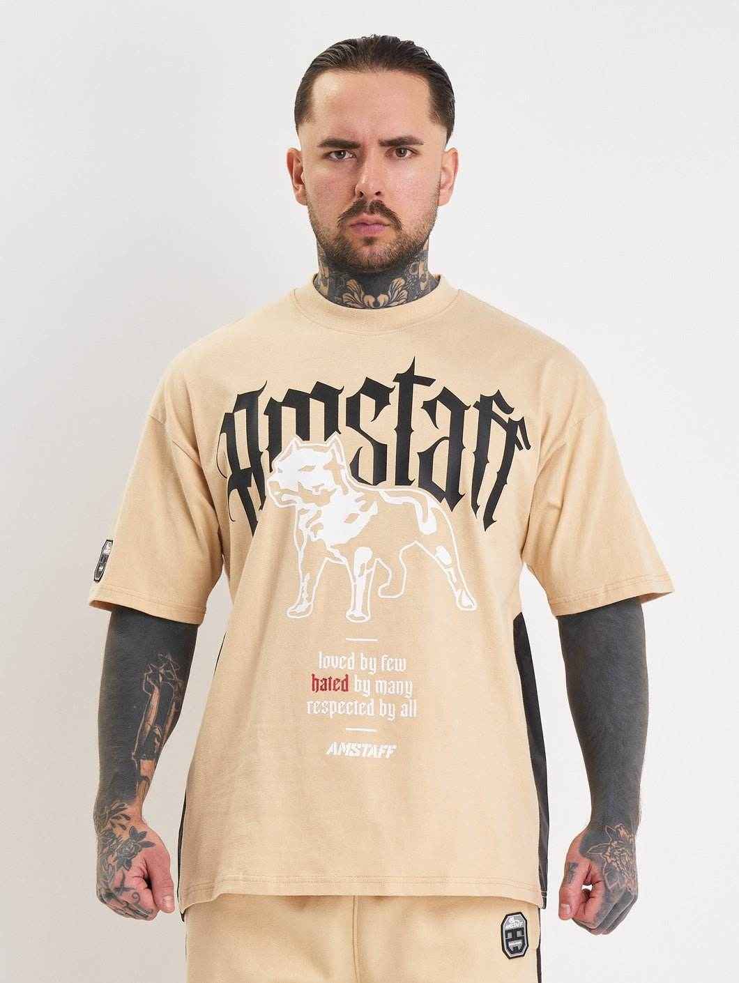 Amstaff Weldon T-Shirt Beige - Amstaff Wear