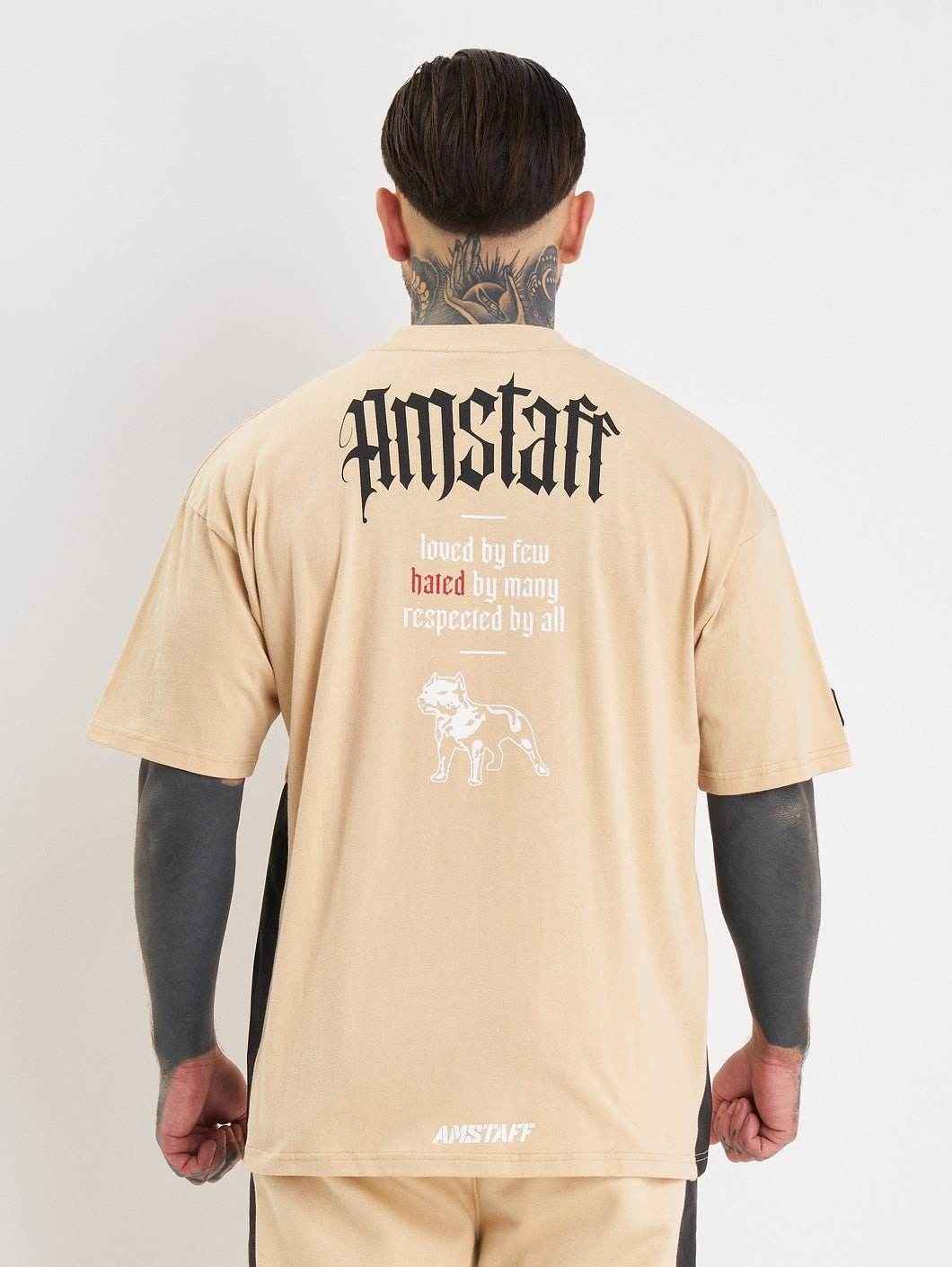 Amstaff Weldon T-Shirt Beige - Amstaff Wear