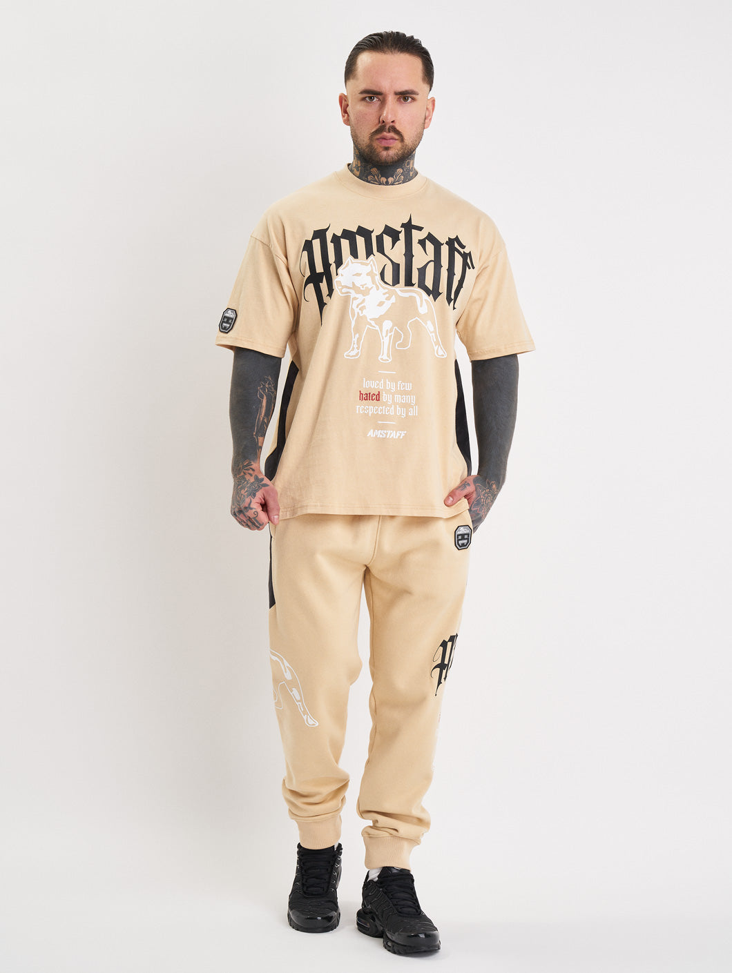 Amstaff Weldon T-Shirt Beige - Amstaff Wear