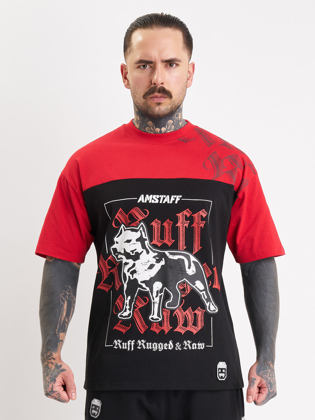 Amstaff Zane T-Shirt Red Black