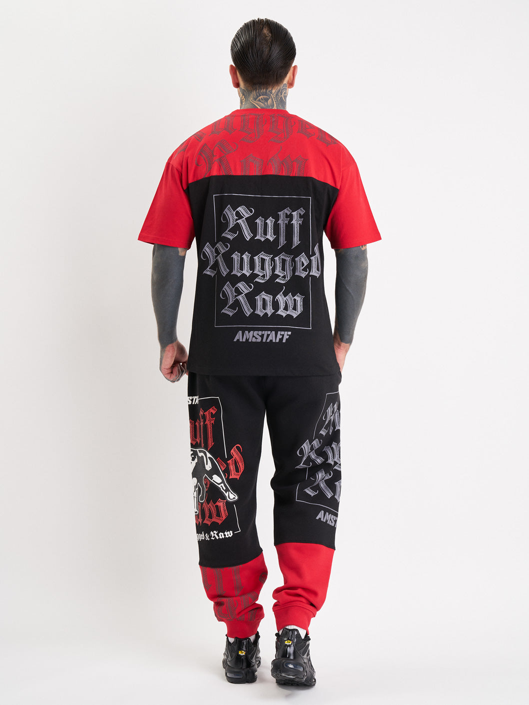 Amstaff Zane T-Shirt Red Black