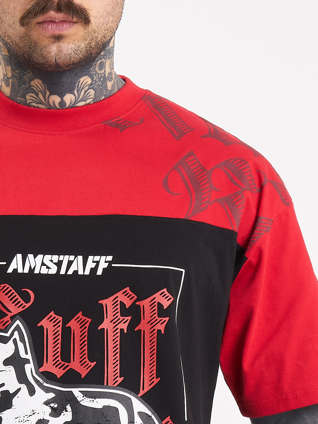 Amstaff Zane T-Shirt Red Black