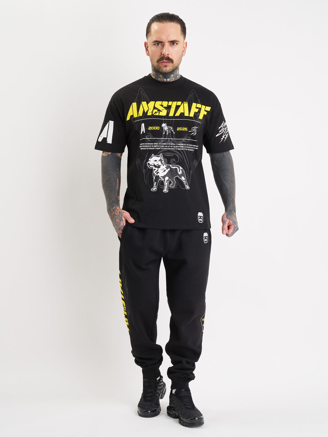 Amstaff Riven T-Shirt Black