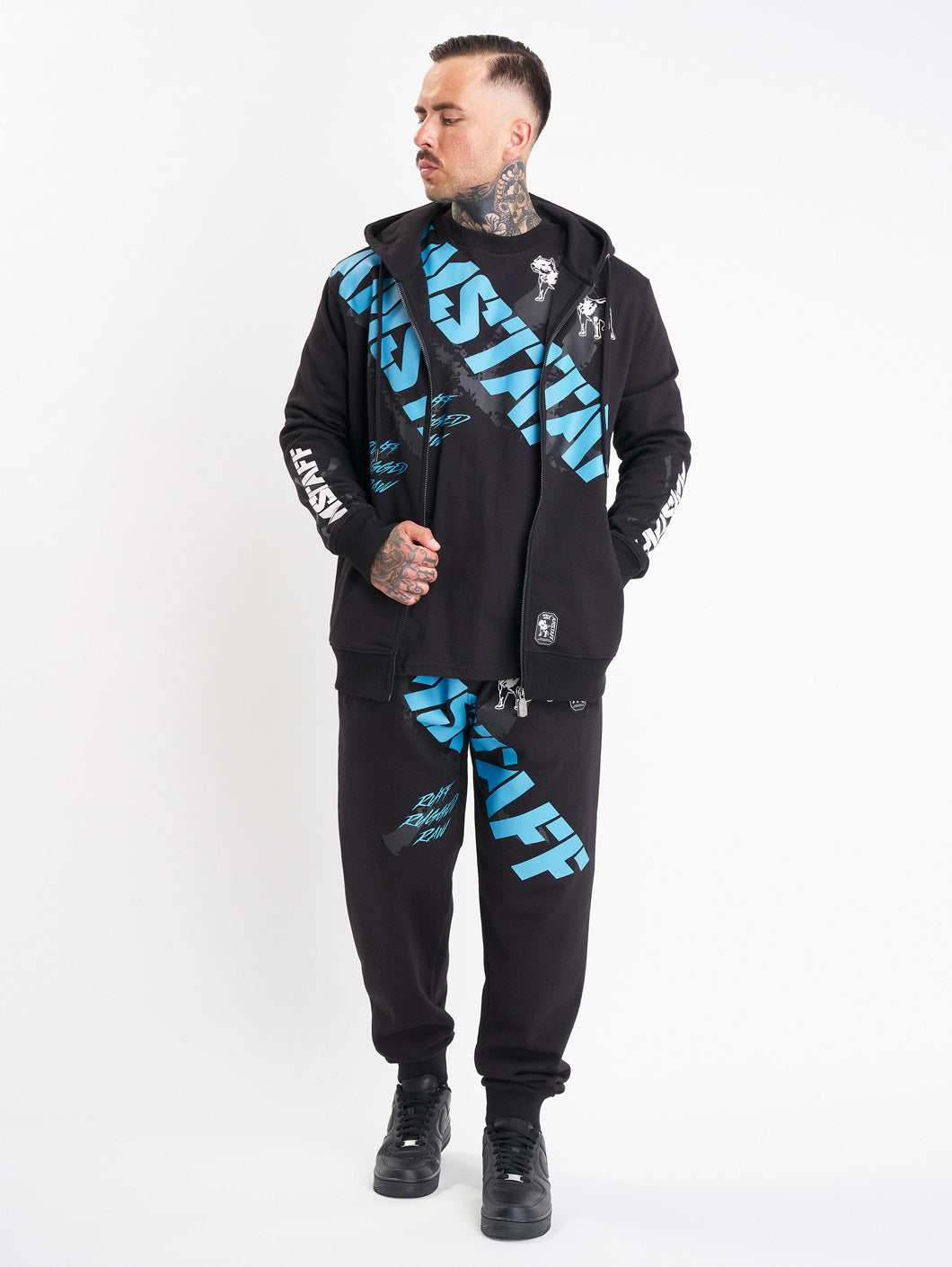 Amstaff Eryon Ziphoodie Black - Amstaff Wear